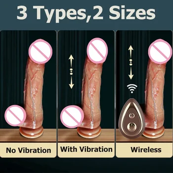 Силиконовый искусственный пенис, реалистичная секс-игрушка с поддельным членом для женщин, вибратор с беспроводным управлением, 10 вибраций, без вибрации SexShop 18+