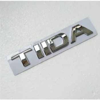 Стайлинг Автомобиля 3D Хромированная Эмблема Для Nissan TIIDA Наклейка На Ремонт Аксессуаров Буква Значок Багажника Модифицированная Наклейка