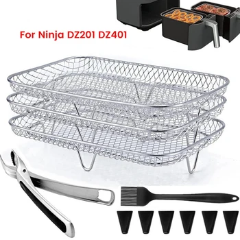 Стойка для Фритюрницы Из Нержавеющей Стали Ninja DZ201/DZ401/Instant Airfryer С Ножками Для Подъема Посуды