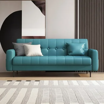 Уютные дешевые Уникальные диваны Kawaii Lounge Blue Модульные Современные диваны для гостиной Роскошные скандинавские диваны Modernos Para Sala Furniture