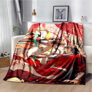 Фланелевое мягкое одеяло из аниме Тянь Гуань Ци Фу, Благословение Небесного Чиновника, Плюшевое Теплое одеяло, диван для спальни, Одеяла для кроватей, Подарок