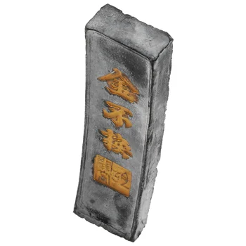 Чернильный камень для китайской каллиграфии Чернильный блок ручной работы Чернильная палочка для китайской японской каллиграфии и живописи (черный)