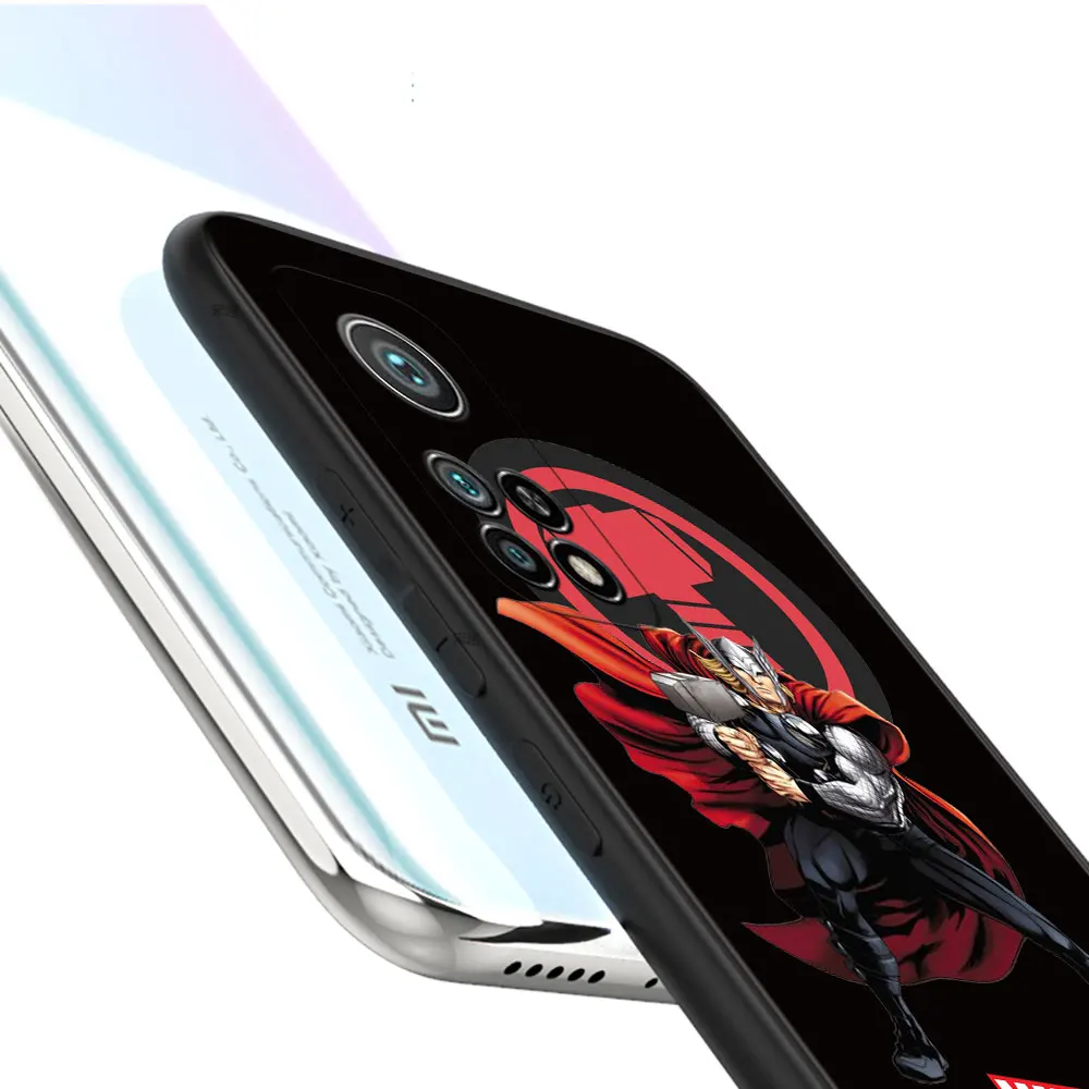 Для Xiaomi POCO 9T F4 GT X4 F3 M3 MI 11 lite M4 Pro 5G X3 NFC 10T 11T Marvel Мститель Человек-паук Железный человек Дэдпул Чехол для телефона - 1