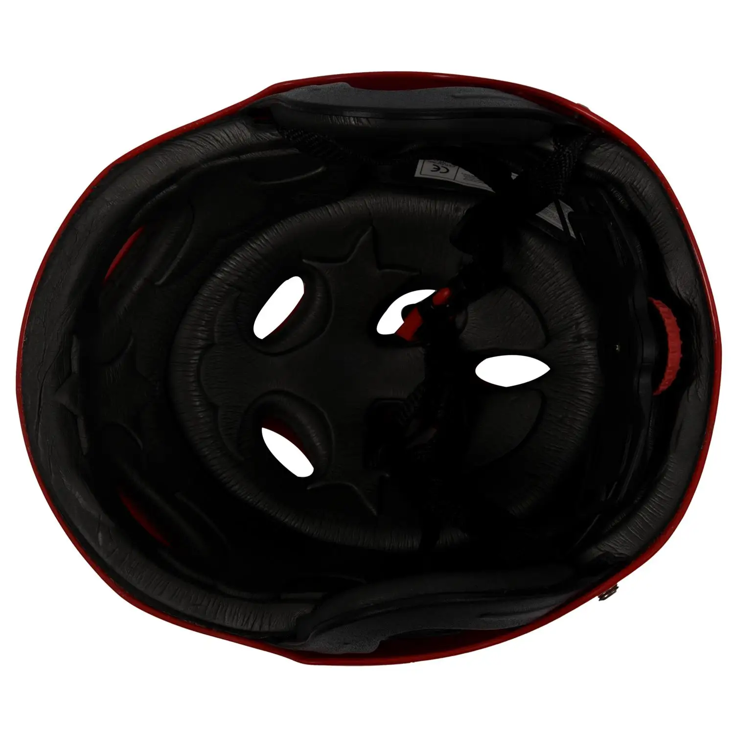 Защитный шлем с 11 дыхательными отверстиями для водных видов спорта Каяк Каноэ Гребля для серфинга - Красный - 2