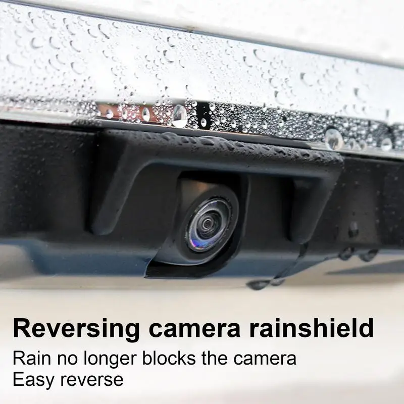 Крышка камеры заднего вида автомобиля, накладка от дождя, наклейка на накладку, точная защита от дождя, сильный клей для - 1