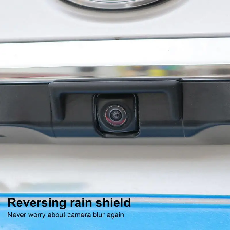 Крышка камеры заднего вида автомобиля, накладка от дождя, наклейка на накладку, точная защита от дождя, сильный клей для - 2