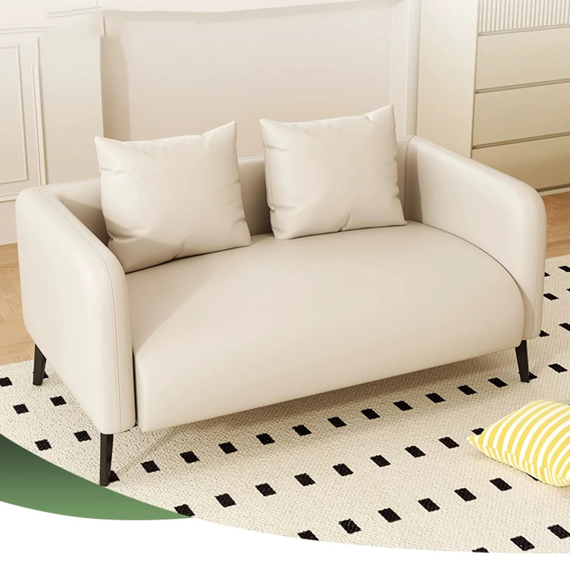 Маленький белый диван Классический Внешний Вид Напольного дома В современном стиле гостиной Дизайнерский минималистичный диван Роскошная Мягкая мебель для гостиной - 0