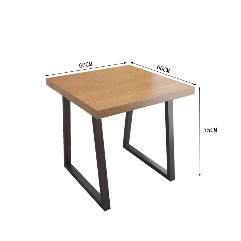 Обеденные столы для ресторана, Прямоугольные, Комбинированные В магазине, Деревянные Обеденные столы на заказ, Комплект мебели Mesa Plegable QF50DT - 5
