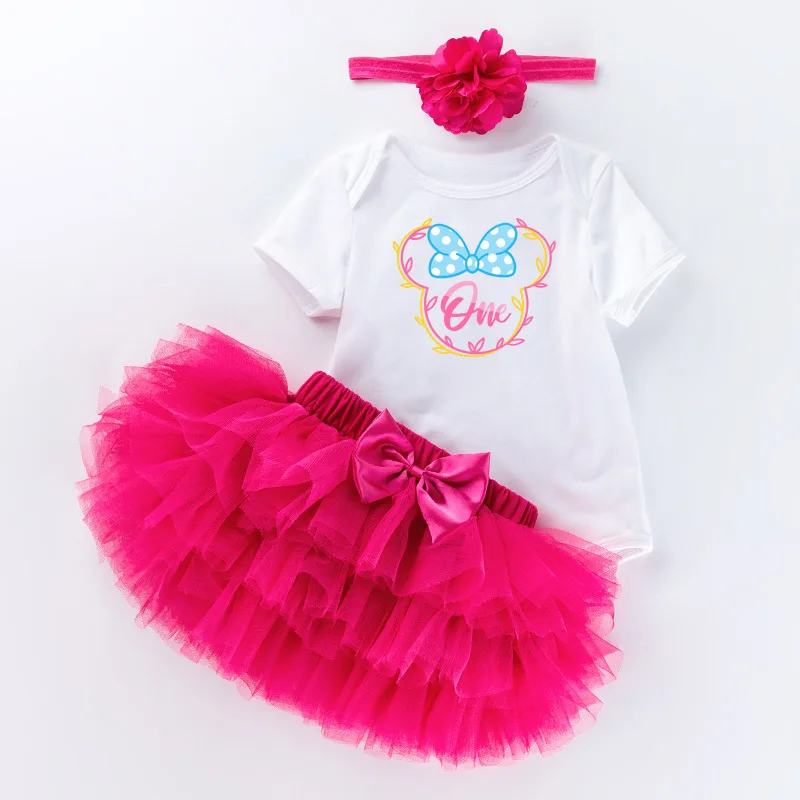Платье для крещения маленьких девочек, наряд для вечеринки в честь первого дня рождения, одежда для маленьких девочек, летняя одежда для малышей, детское Vestido Infantil - 1