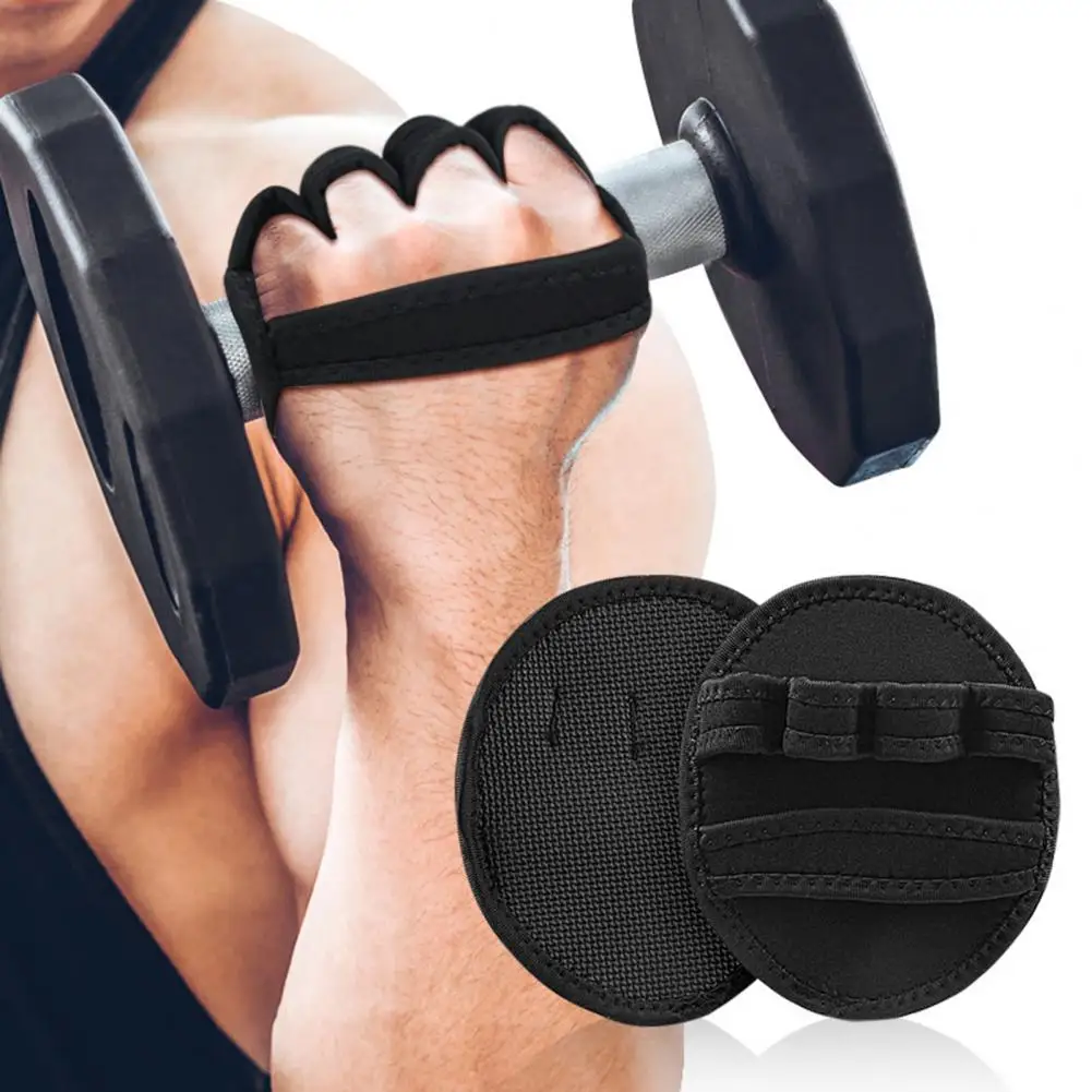 Подъемные накладки, противоскользящий протектор для пальцев, прочные щитки для ладоней для тяжелой атлетики, Дышащие захваты для фитнеса, накладки для тренировки подъема 2 - 5