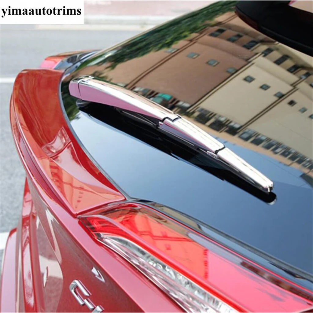 Рычаг стеклоочистителя заднего стекла, Декоративная накладка на ветровое стекло для Toyota C-HR CHR 2016-2021, ABS, Хромированные аксессуары, внешний комплект - 4