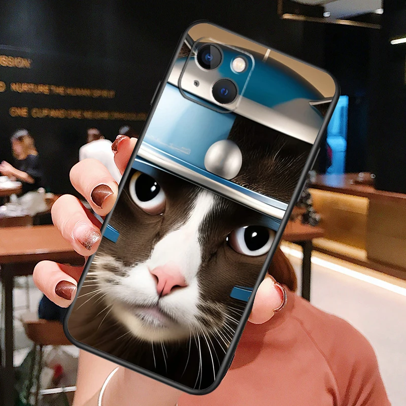 Чехол для Телефона Space Kitty Cat Adventures Для iPhone XR X XS Max 11 12 13 14 15 Pro Max 7 8 Plus SE 2020 2022 Задняя Крышка - 5