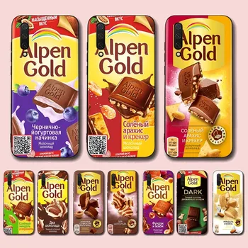 Alpen Gold Шоколадный Чехол Для Телефона Xiaomi Mi 5X8 9 10 11 12 lite pro 10T PocoX3pro PocoM3 Note 10 pro lite