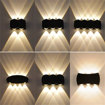 RONIN Outdoor Wall Light LED Водонепроницаемые Алюминиевые Бра Light New Simple Creative Decorative Для Патио Крыльца Сада Спальни