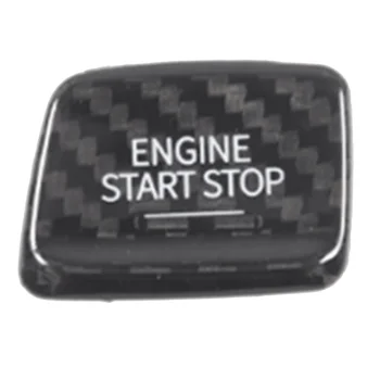 Для Chevrolet Corvette C7 2014-2019 Кнопка запуска двигателя с наклейкой черного цвета