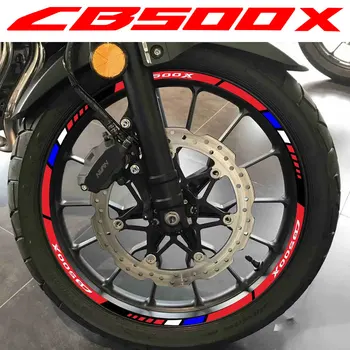 Для мотоцикла Honda CB500X CB 500X DREAMWING Декоративные наклейки на колеса, Светоотражающие автозапчасти, моделирующие наклейки с логотипом автомобиля.