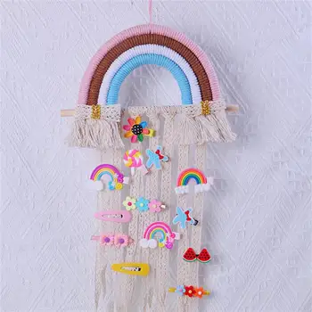 Настенный светильник Для хранения настенных украшений Степень адаптации Rainbow Товары для дома Аксессуары для волос на шпильке Кронштейн