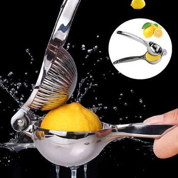 Ручная соковыжималка для лимона из цинкового сплава, Соковыжималка для апельсинов, соковыжималка для фруктовых соков, пресс для цитрусовых, Ручка для пресса, Многофункциональный инструмент