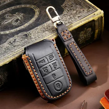 Совершенно Новый прочный амортизирующий чехол для ключей от автомобиля, кожаный чехол для ключей от автомобиля, чехол для ключей для Kia Sedona Grand Carnival
