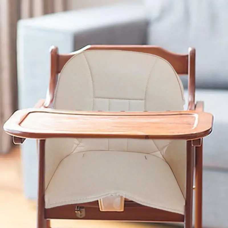 Подушка для обеденного стула, детское сиденье-бустер для стола, Переносная дорожная увеличивающая подушка для стула, Кожаная защита от царапин, Легкая - 2