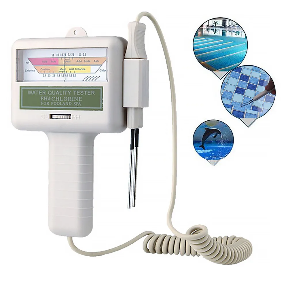 Тестер уровня PH хлора в воде, портативный цифровой дисплей, Аналитические Приборы для СПА-салона в бассейне - 0