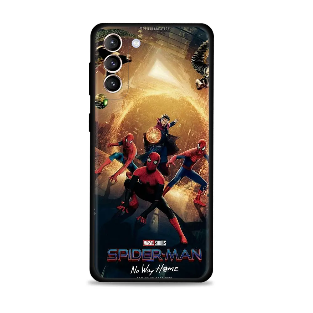 Человек-паук Спасет Вселенную Чехол для Samsung Galaxy S20 S21 FE S22 Ultra S10 S9 S8 Plus Cover Note 20 Funda Marvel TPU Coque - 2