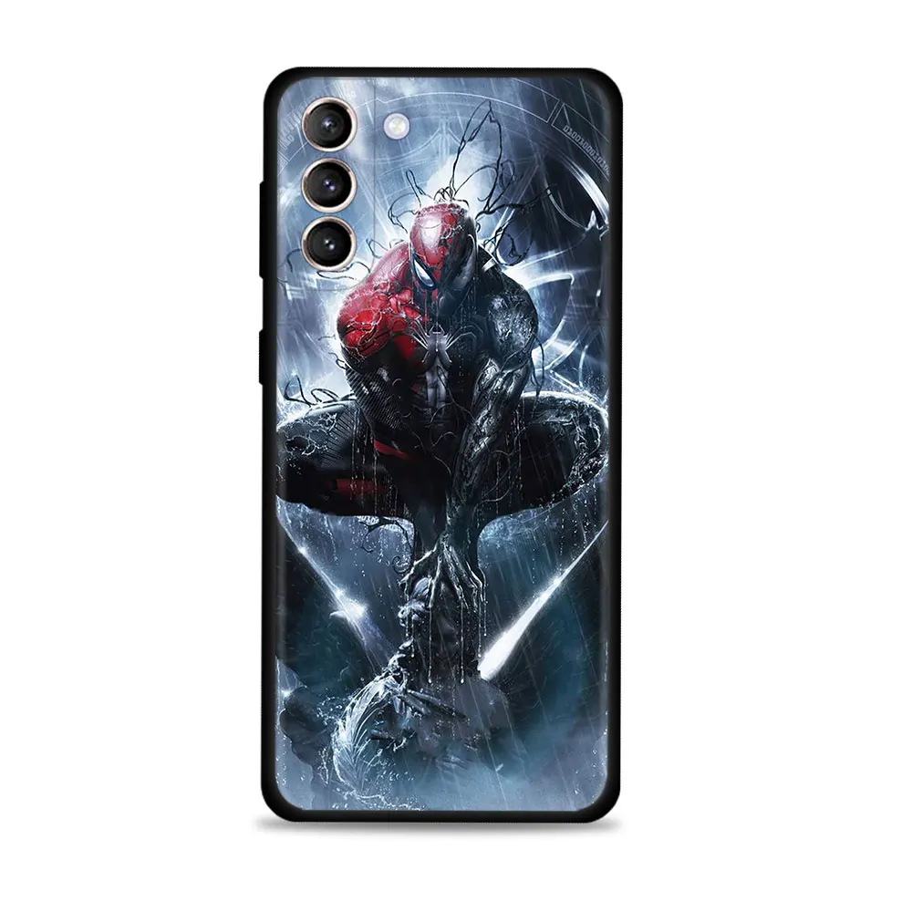 Человек-паук Спасет Вселенную Чехол для Samsung Galaxy S20 S21 FE S22 Ultra S10 S9 S8 Plus Cover Note 20 Funda Marvel TPU Coque - 4